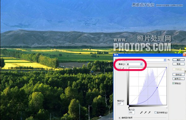 Photoshop给灰暗风景调出亮丽清新效果,PS教程,图老师教程网