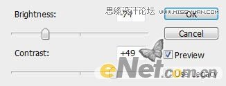 Photoshop设计星云四射背景下的性感美女