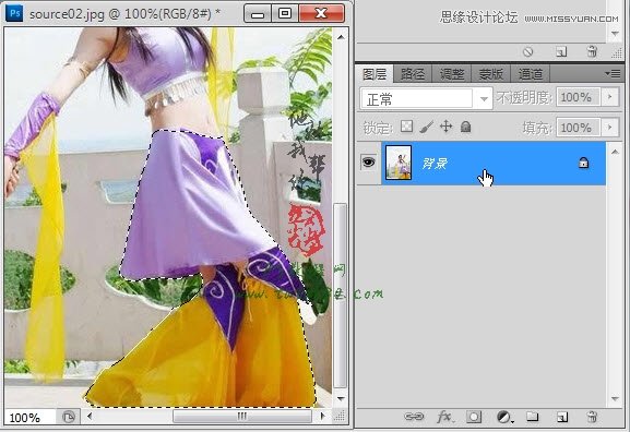 Photoshop合成在空中翩翩起舞的美女教程,PS教程,图老师教程网