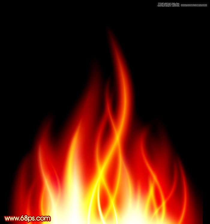 photoshop绘制熊熊燃烧的动感 火苗 教程 - 转载
