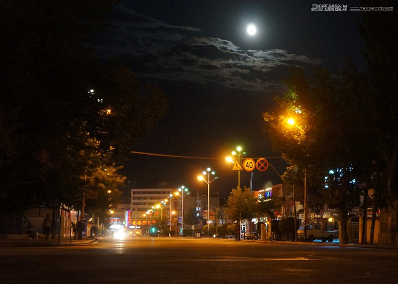 学习调出有质感的夜景灯光