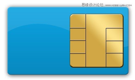 Photoshop绘制逼真的手机SIM卡教程,PS教程,图老师教程网