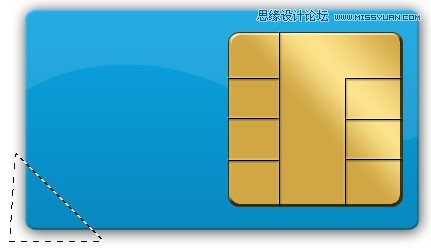 Photoshop绘制逼真的手机SIM卡教程,PS教程,图老师教程网