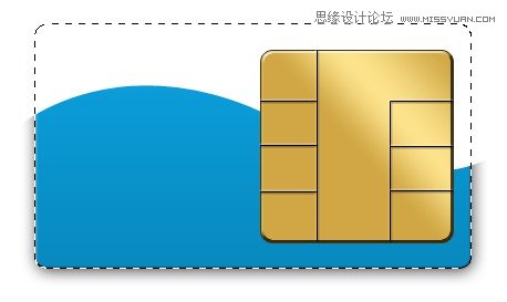 Photoshop绘制逼真的手机SIM卡教程,PS教程,图老师教程网