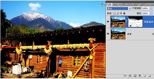 Photoshop巧用叠罗汉给风景照片调色,PS教程,图老师教程网