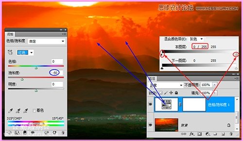Photoshop正确认识混合颜色带的色阶参数,PS教程,图老师教程网