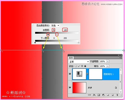 Photoshop正确认识混合颜色带的色阶参数,PS教程,图老师教程网