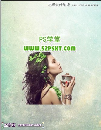 Photoshop合成潮流的艺术插画美女教程,PS教程,图老师教程网