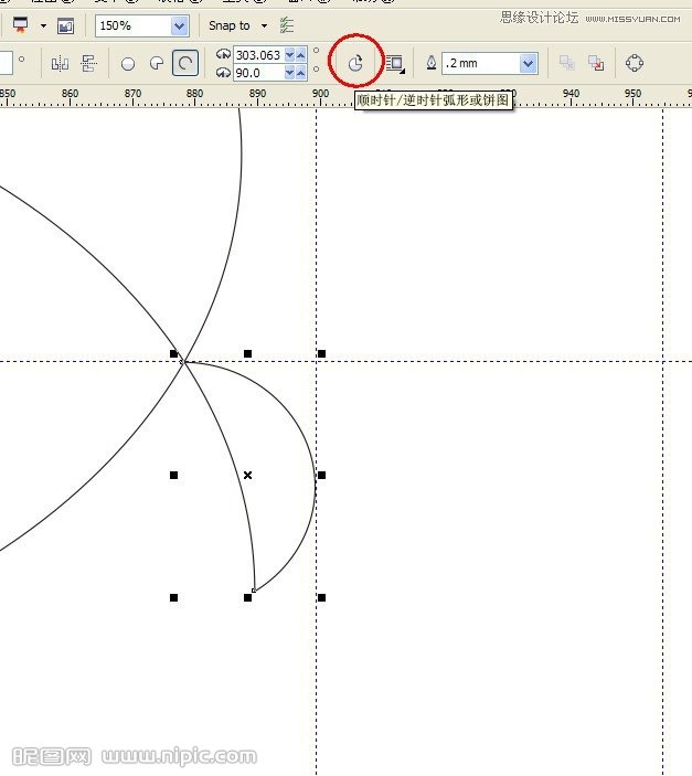 CorelDRAW̳̣ʹԲι߼򵥻С