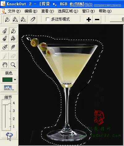 Photoshop使用滤镜抠出透明效果的玻璃杯,PS教程,图老师教程网