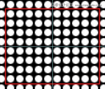 Photoshop制作特殊圆点点阵字体效果教程