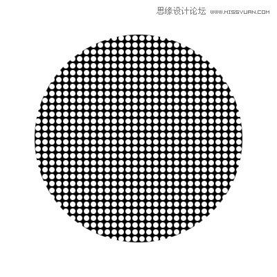 Photoshop制作特殊圆点点阵字体效果教程