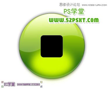 Photoshop制作立体透明效果的播放器按钮,PS教程,图老师教程网