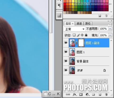 Photoshop给偏灰色外景美女照片调亮处理,PS教程,图老师教程网