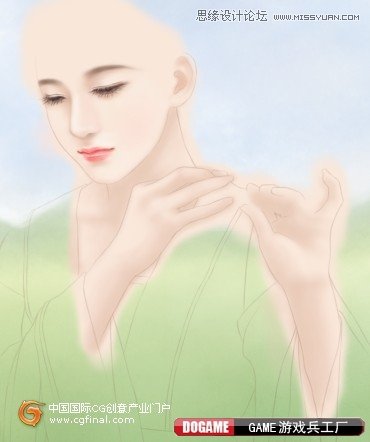Photoshop绘制古典唯美效果的仙女,PS教程,图老师教程网