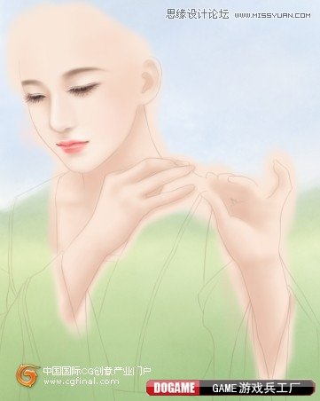 Photoshop绘制古典唯美效果的仙女,PS教程,图老师教程网