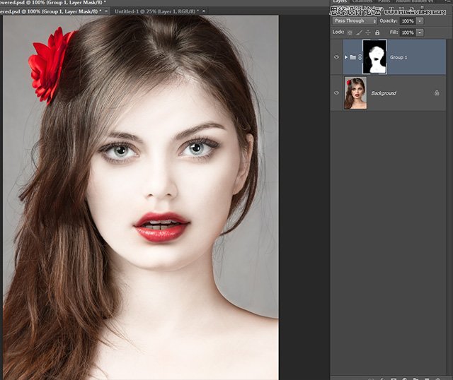 Photoshop CS6制作美女奶油白色肤色效果,PS教程,图老师教程网