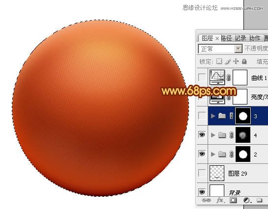 Photoshop绘制逼真效果的篮球,PS教程,图老师教程网