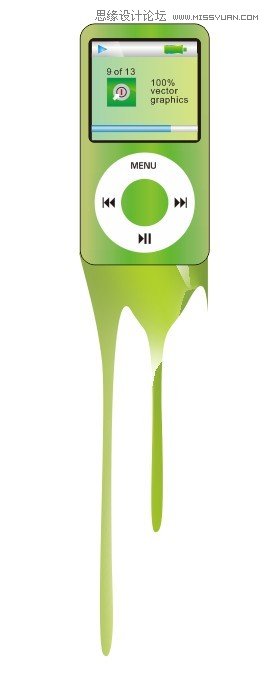 Coreldraw利用不同的颜色表现产品节奏感