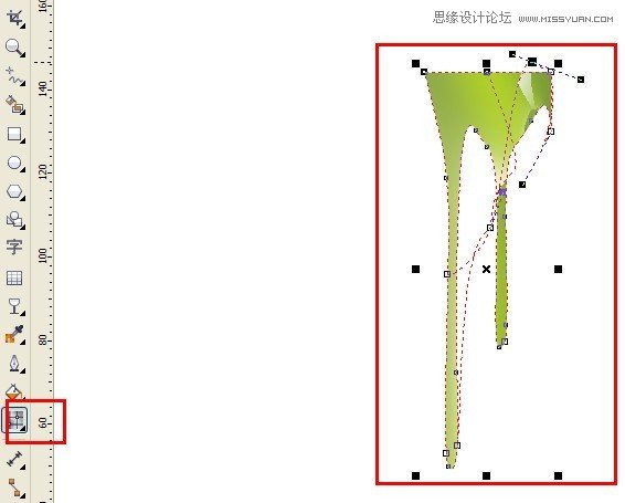 Coreldraw利用不同的颜色表现产品节奏感