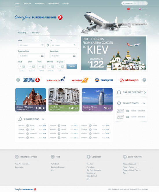 精选国外创意风格网页模板设计欣赏 - 设计欣赏