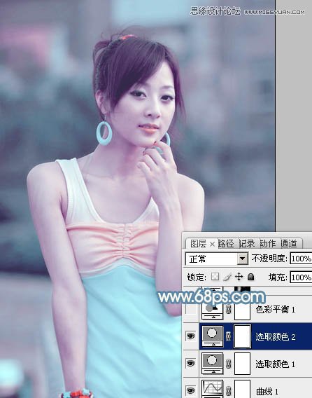 Photoshop调出朦胧效果的外景美女教程,PS教程,图老师教程网