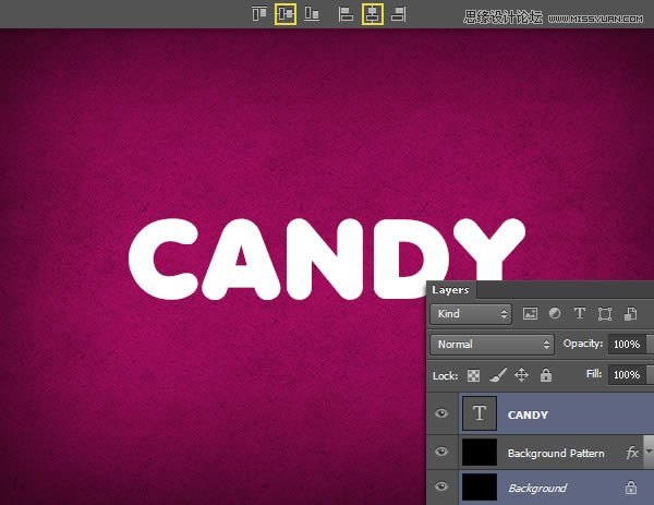Photoshop设计可爱风格的糖果字,PS教程,图老师教程网
