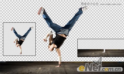 Photoshop设计抽象光线背景效果的街舞女孩,PS教程,图老师教程网