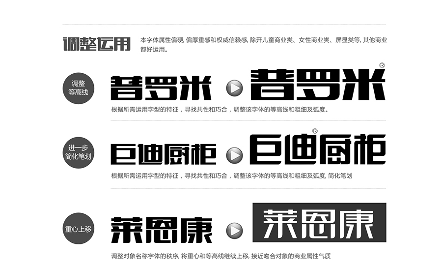 中文字体的发展之方正谭黑