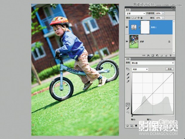 Photoshop调出儿童照片复古淡红效果,PS教程,图老师教程网
