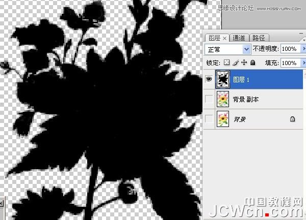 Photoshop给花朵照片制作成十字绣效果,PS教程,图老师教程网