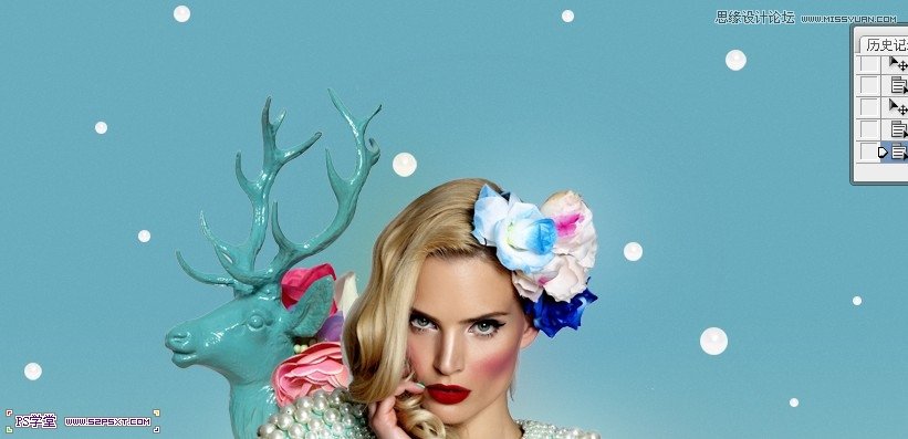 photoshop合成时尚油漆效果的美女海报 - 转载