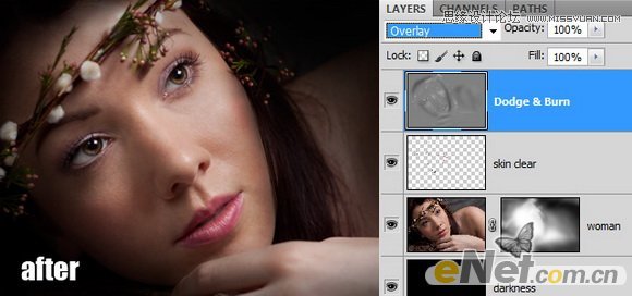 Photoshop调出美女照片梦幻光效效果图,PS教程,图老师教程网