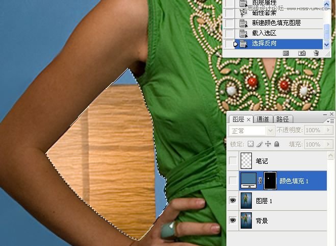 Photoshop给室内人像模特照片商业修图,PS教程,图老师教程网