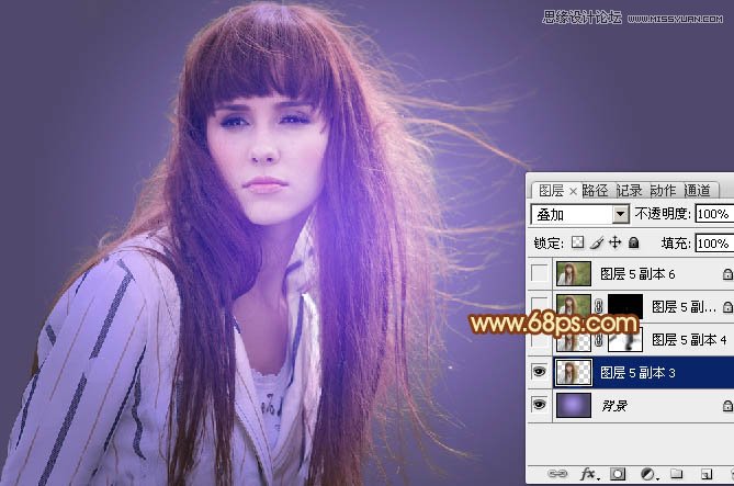 Photoshop使用抽出和通道抠出美女的头发,PS教程,图老师教程网