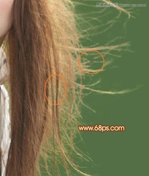 Photoshop使用抽出和通道抠出美女的头发,PS教程,图老师教程网