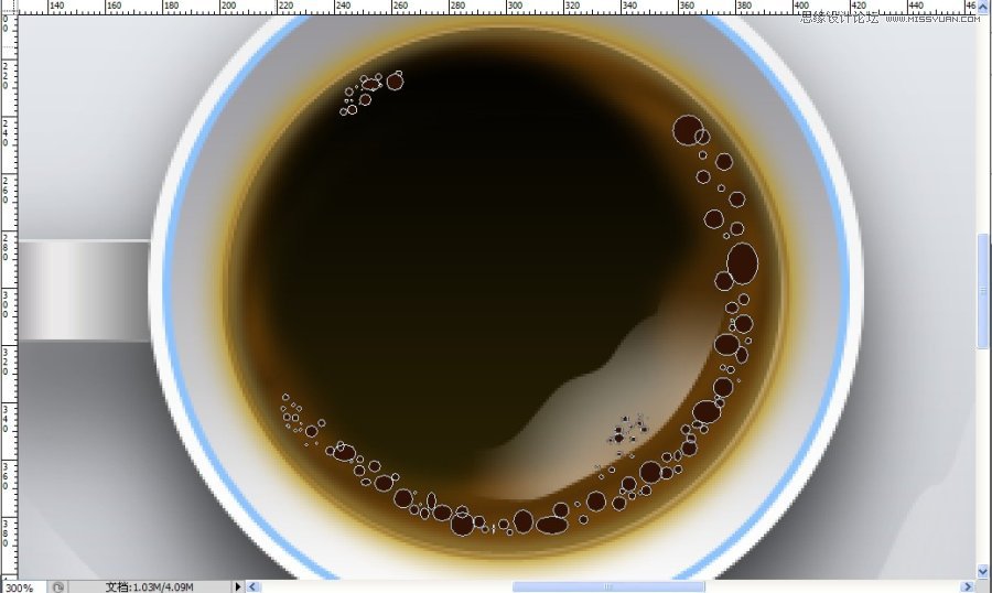 Photoshop绘制浓郁的咖啡和咖啡杯,PS教程,图老师教程网