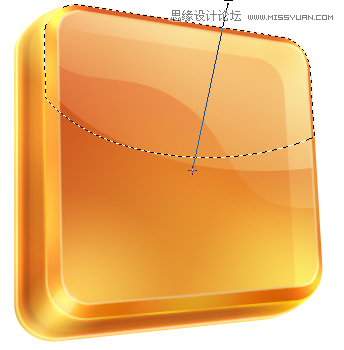 Photoshop制作漂亮的3D橙色玻璃RSS图标,PS教程,图老师教程网