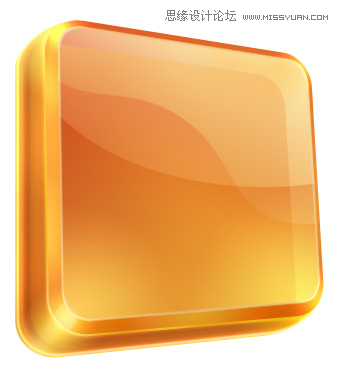 Photoshop制作漂亮的3D橙色玻璃RSS图标,PS教程,图老师教程网