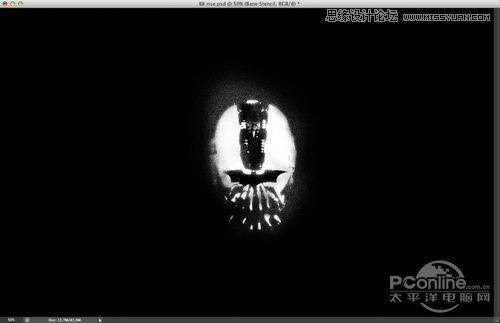 Photoshop打设计颓废的蝙蝠侠海报,PS教程,图老师教程网
