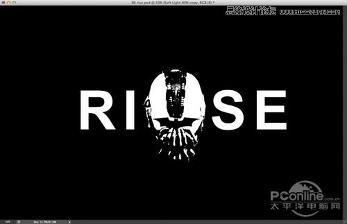 Photoshop打设计颓废的蝙蝠侠海报,PS教程,图老师教程网