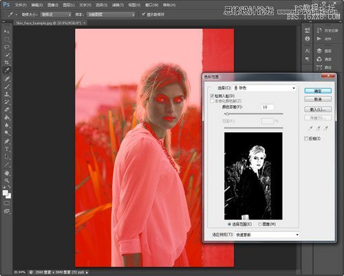 Photoshop详细解析CS6的肤色选取工具,PS教程,图老师教程网