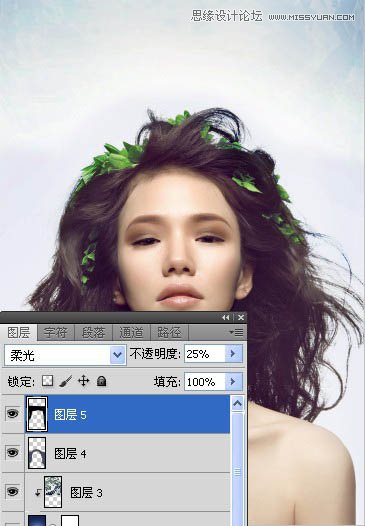 Photoshop合成超酷的潮流插画美女场景,PS教程,图老师教程网