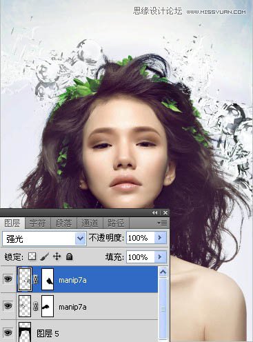 Photoshop合成超酷的潮流插画美女场景,PS教程,图老师教程网