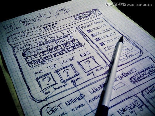 精选国外网页设计草图和线框图作品欣赏 - 设计