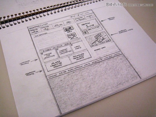 精选国外网页设计草图和线框图作品欣赏 - 设计