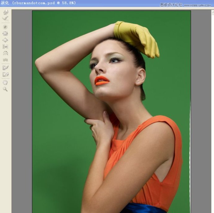 Photoshop调出美女人像后期精细磨皮