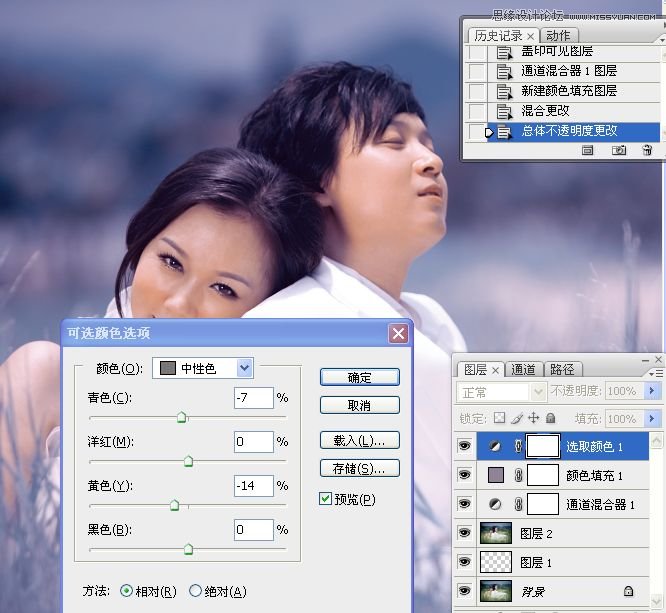 Photoshopµ÷³öÌðÃÀÇéÂÂÃλÃ×ÏɫЧ¹û
