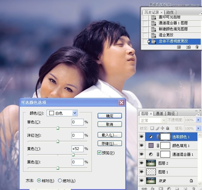 Photoshopµ÷³öÌðÃÀÇéÂÂÃλÃ×ÏɫЧ¹û