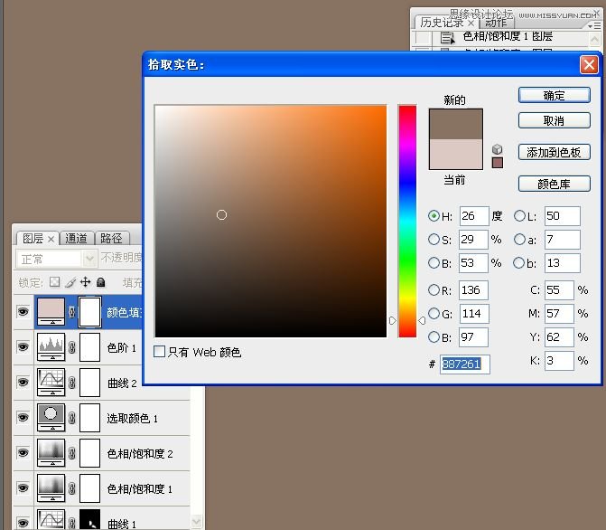 Photoshop调出欧美人像质感青色效果